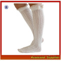 FXS010/ Fashion girls knitting boot socks/ custom knee high wholesale lace boot socks